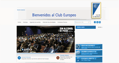 Desktop Screenshot of clubeuropeo.com