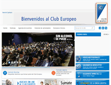 Tablet Screenshot of clubeuropeo.com